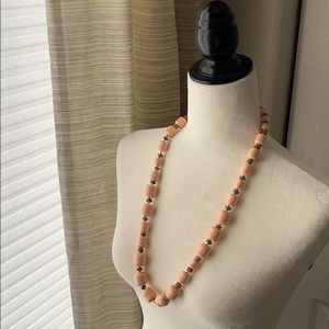 Like New J.Crew Blush Bead Necklace